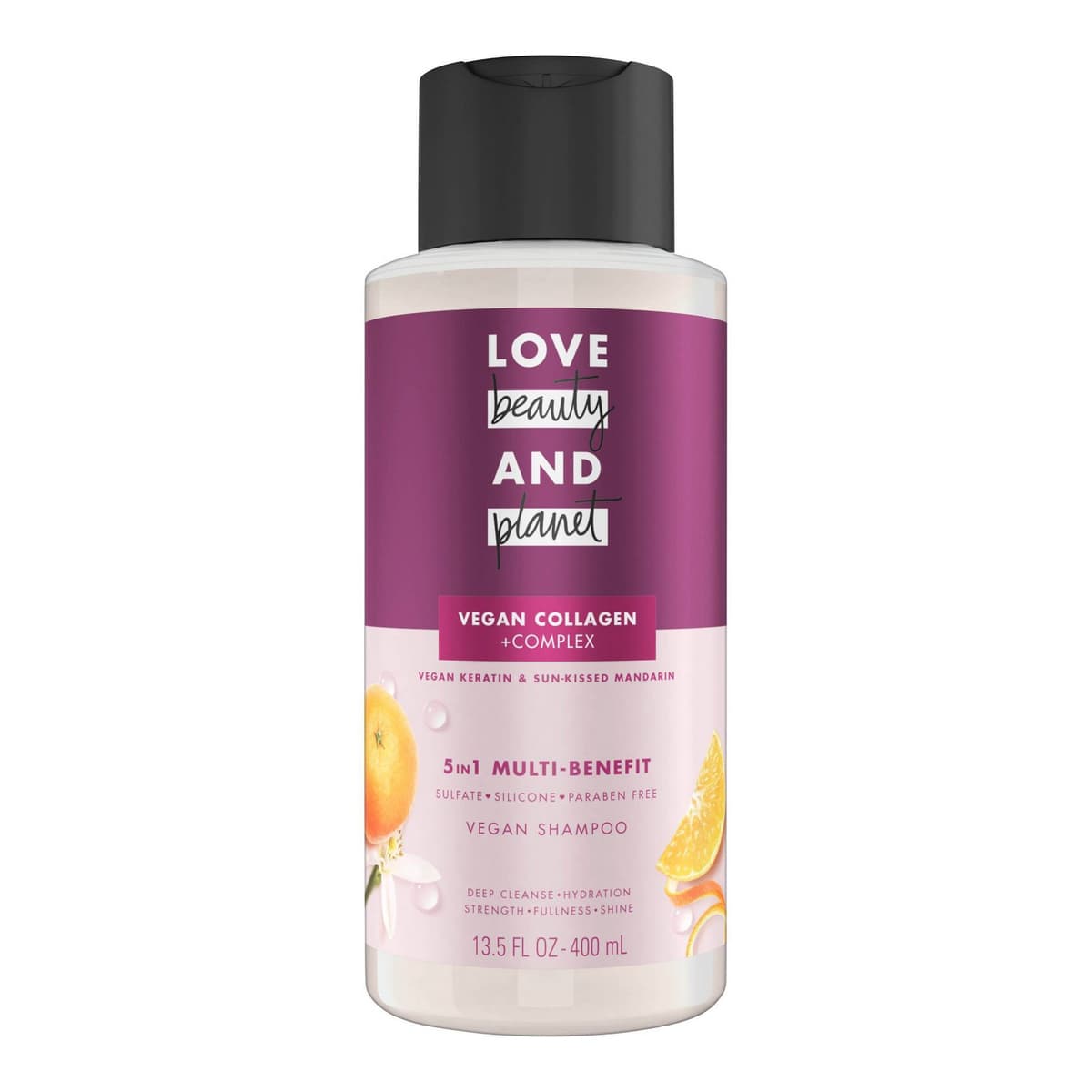 Vegan Keratin & Sun-Kissed Mandarin Sulfate Free Shampoo
