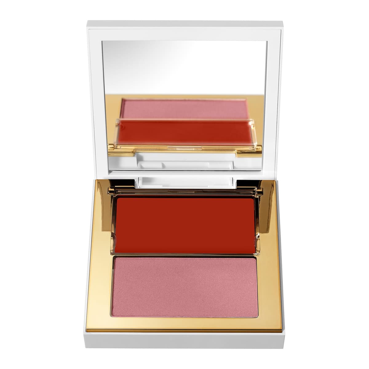 Cream and Powder Blush Duo, Berry Red