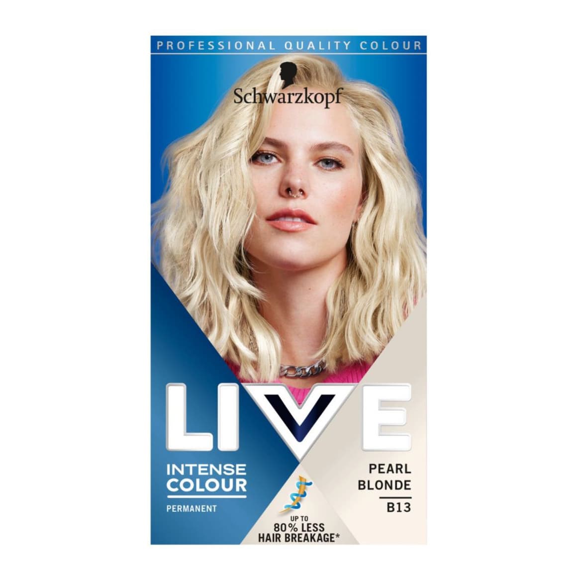 LIVE B13 Pearl Blonde Permanent Light Blonde Hair Dye