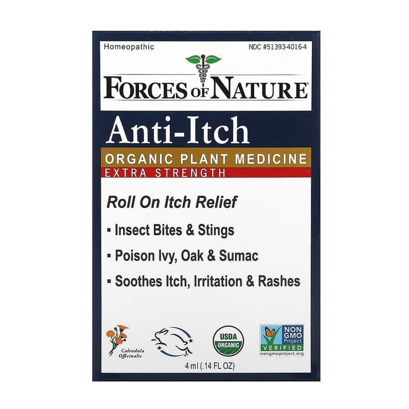 Anti-Itch Roll-On, Organic Plant Medicine, Extra Strength