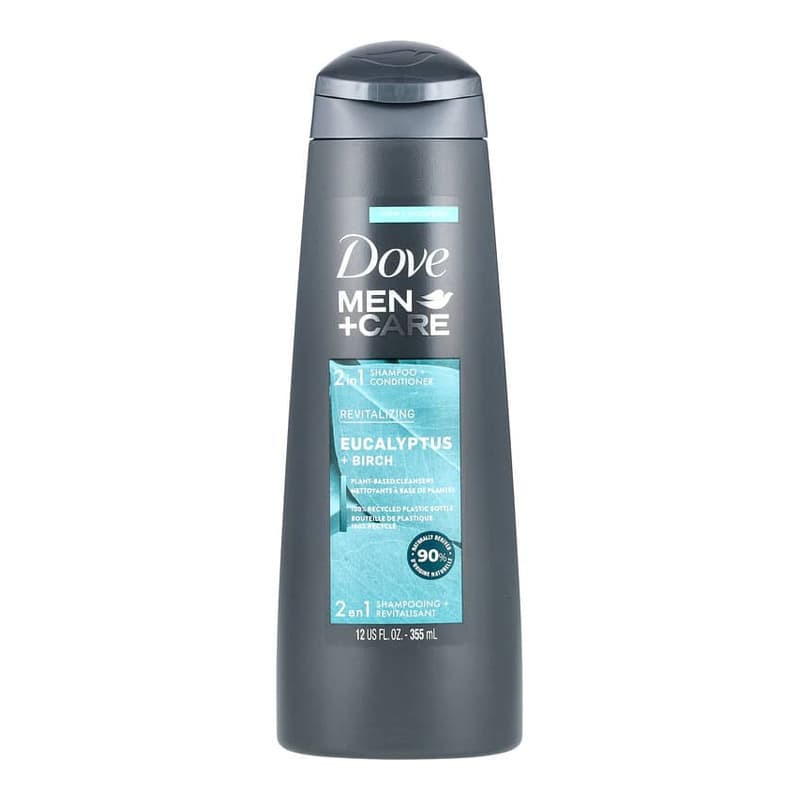 Men+Care, 2-In-1 Shampoo + Conditioner, Revitalizing, Eucalyptus + Birch