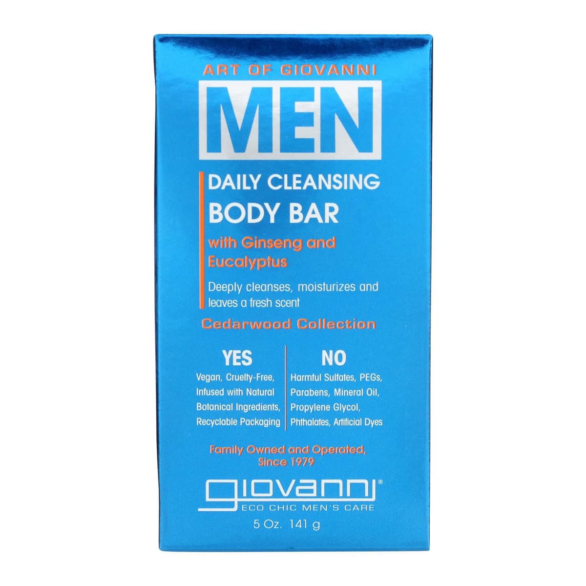 Daily Cleansing Body Bar Ginseng and Eucalyptus