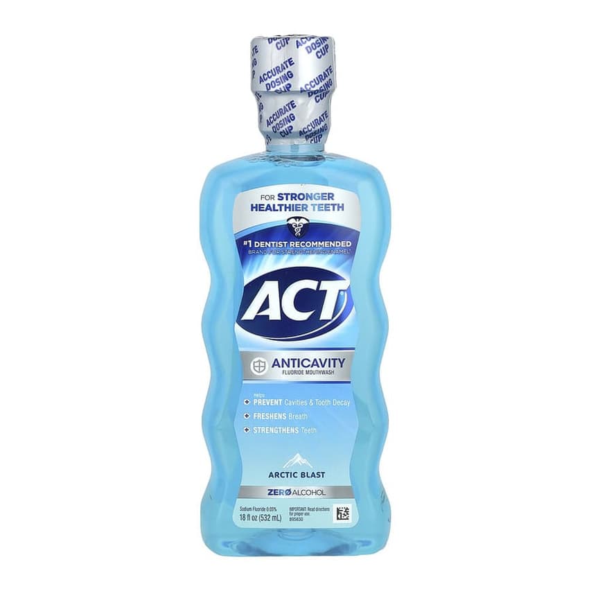 Anticavity Fluoride Mouthwash, Alcohol Free, Arctic Blast