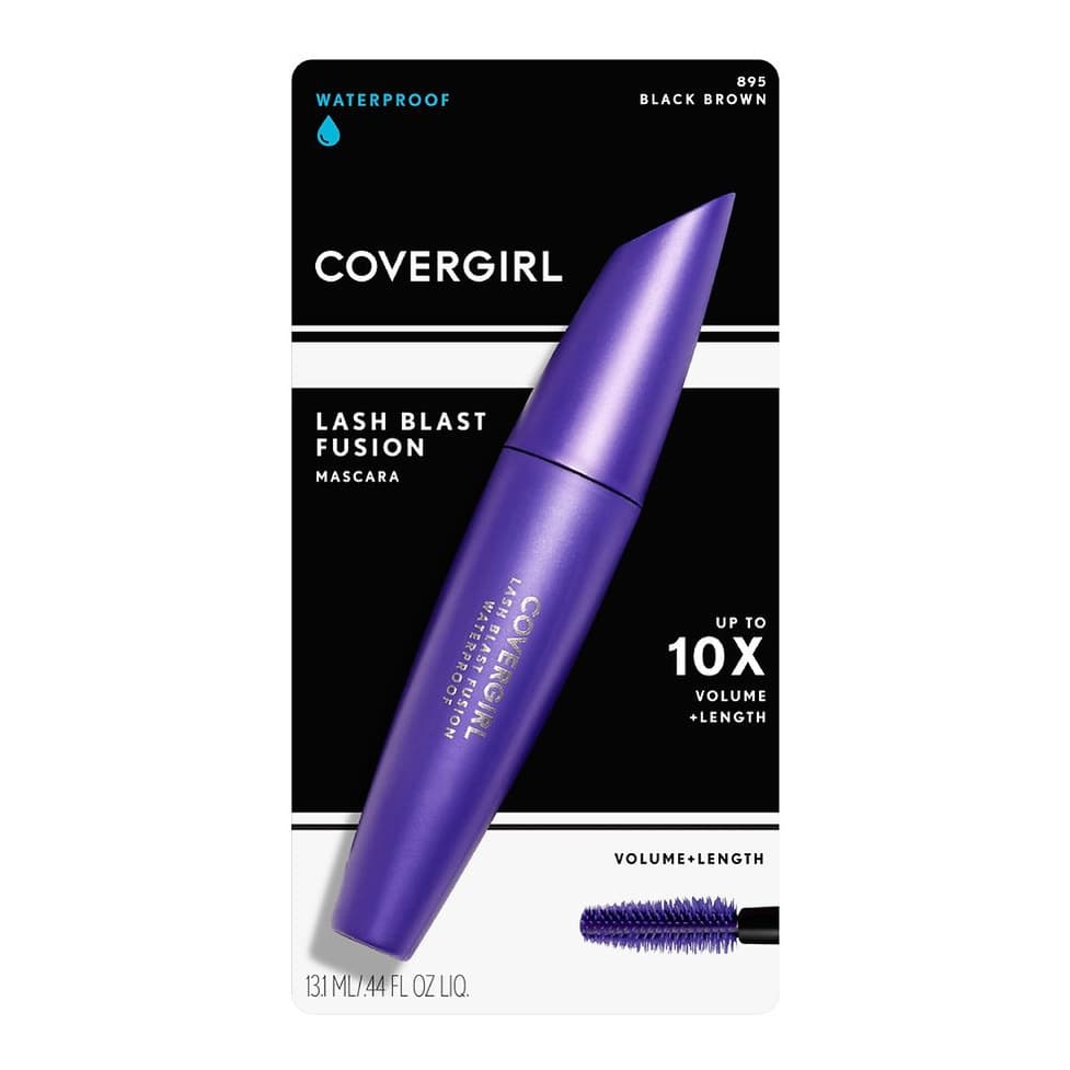 Volume + Length Waterproof Mascara, Black Brown 895