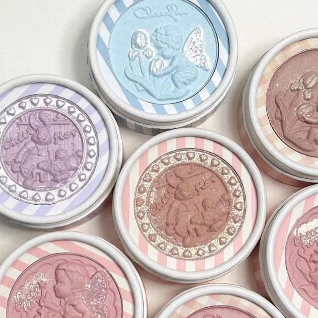 Angel Gallery Series Angel Embossed Blusher, CFR1196 Light Blue