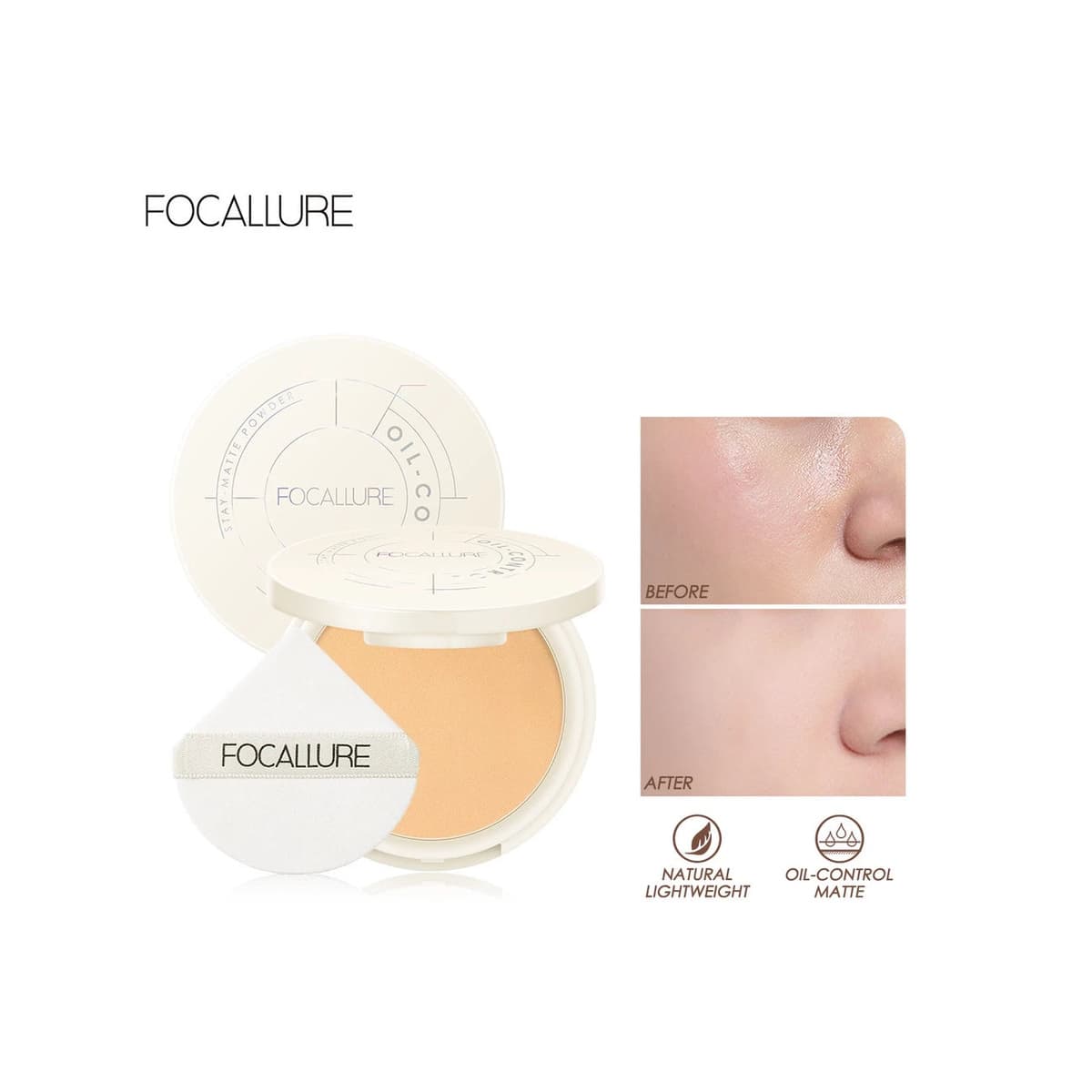 Oil-Control Stay-Matte Powder, #001 Transparent