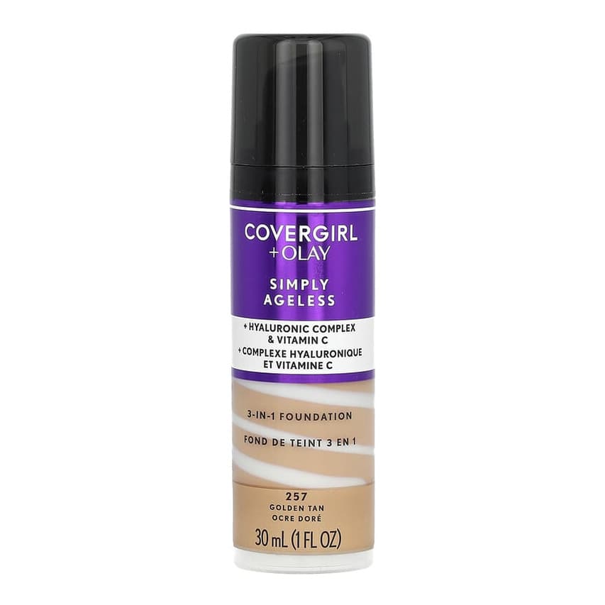 Olay Simply Ageless, 3-in-1 Foundation, #257 Golden Tan
