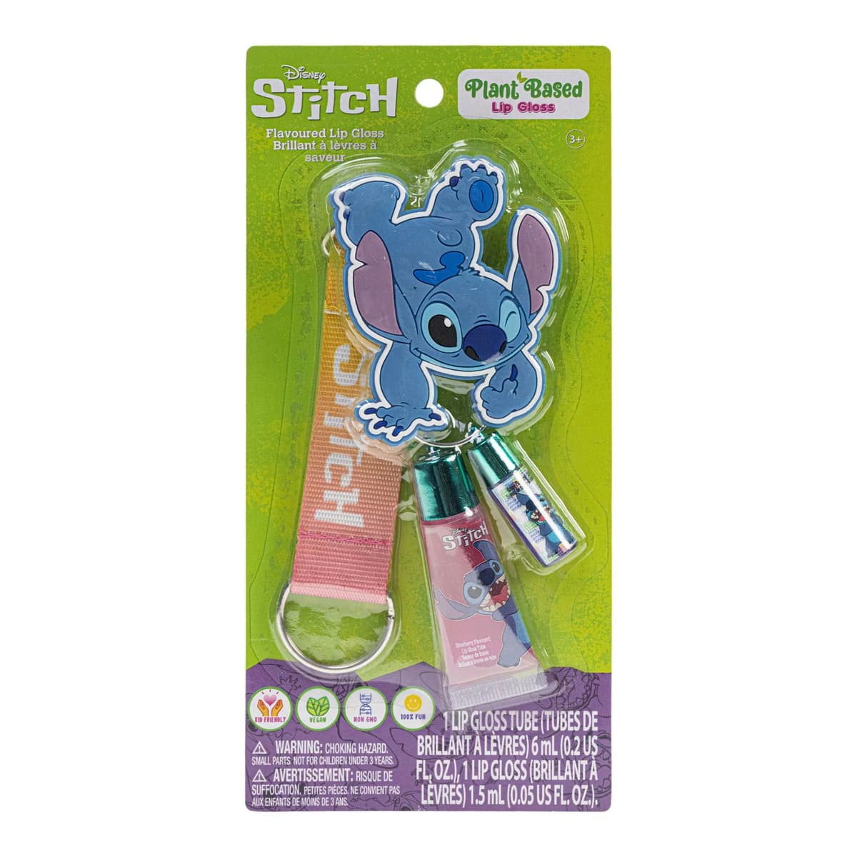 Stitch Lip Gloss Keychain