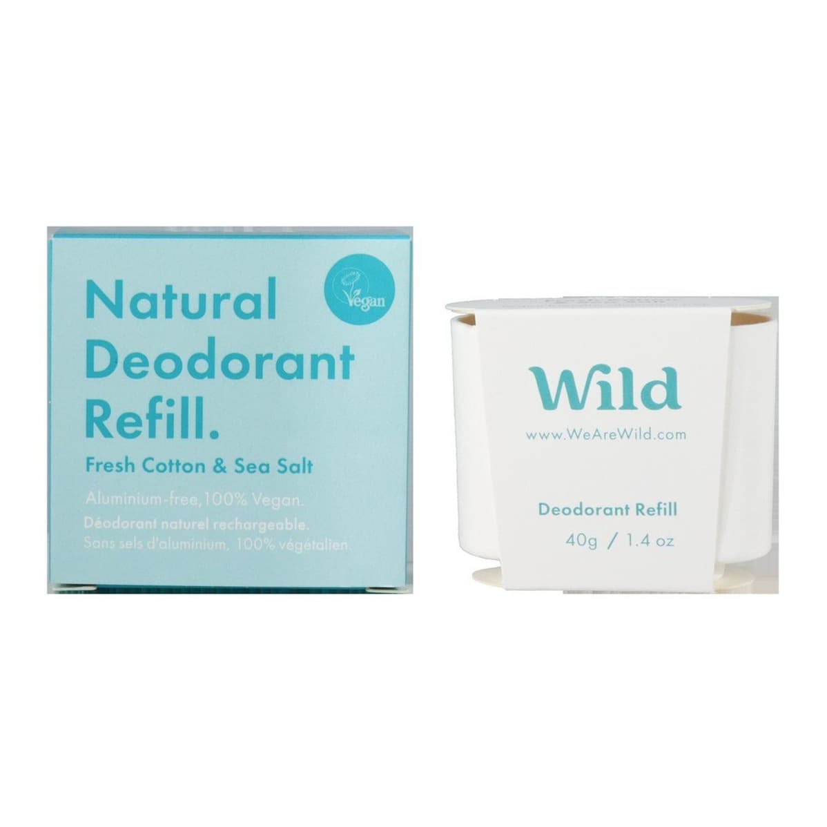 Natural Deodorant Refill Fresh Cotton & Sea Salt