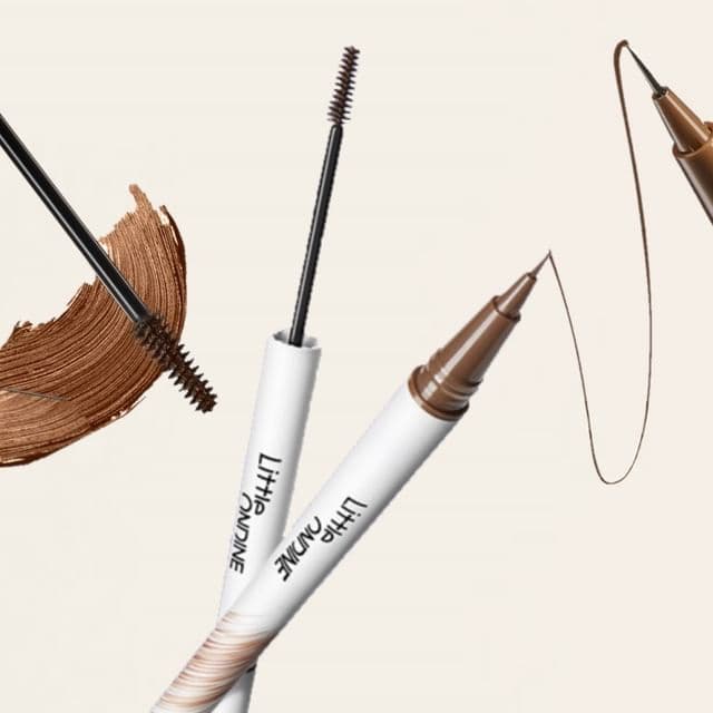 2 in 1 Liquid Eyebrow Pencil (1-3), #01 Black Tea