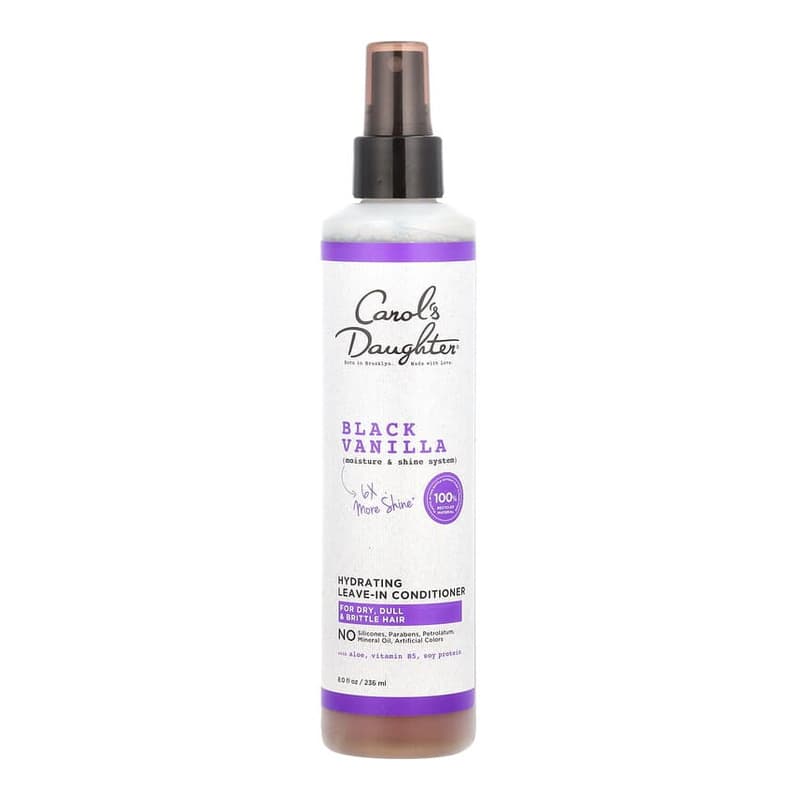 Hydrating Leave-In Conditioner, For Dry, Dull & Brittle Hair, Black Vanilla