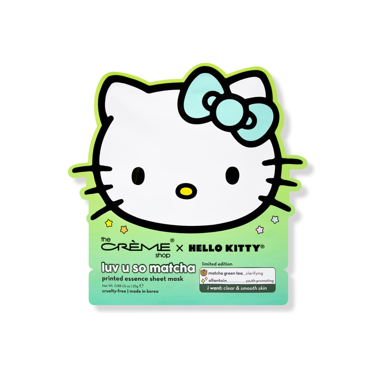 Hello Kitty Luv U So Matcha Printed Essence Sheet Mask