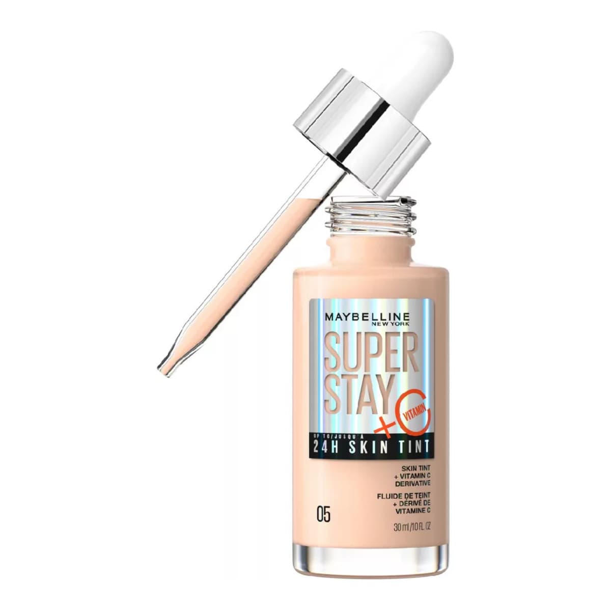 Super Stay up to 24H Skin Tint Foundation + Vitamin C, #05