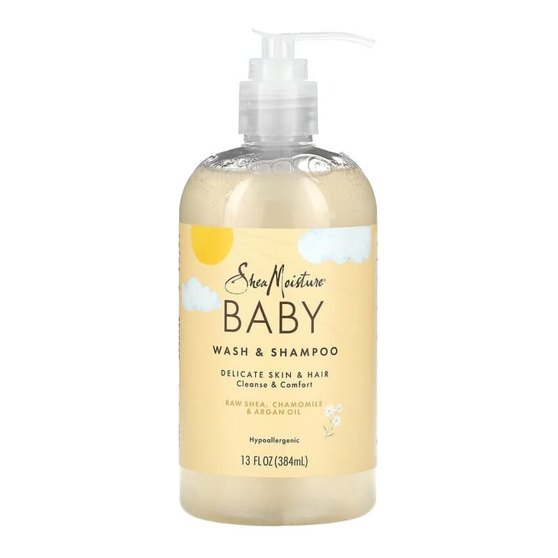 Baby Wash & Shampoo, Raw Shea, Chamomile & Argan Oil