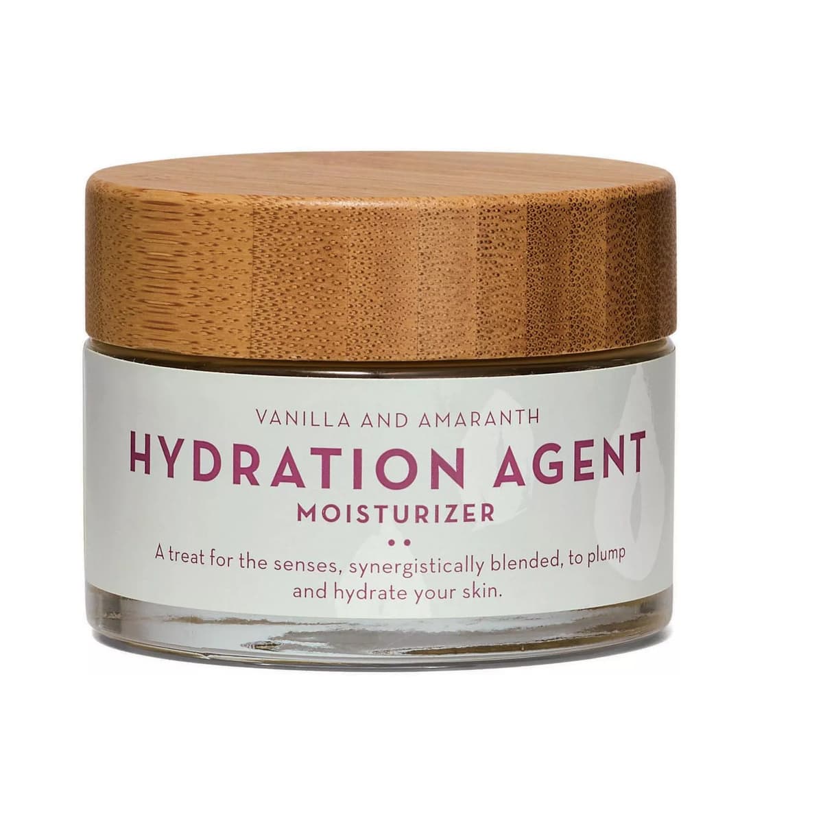Hydration Agent Vanilla and Amaranth Moisturizer, Natural Organic Face Moisturizer, Help Skin to Breathe and Regenerate, The Organic Skin Co