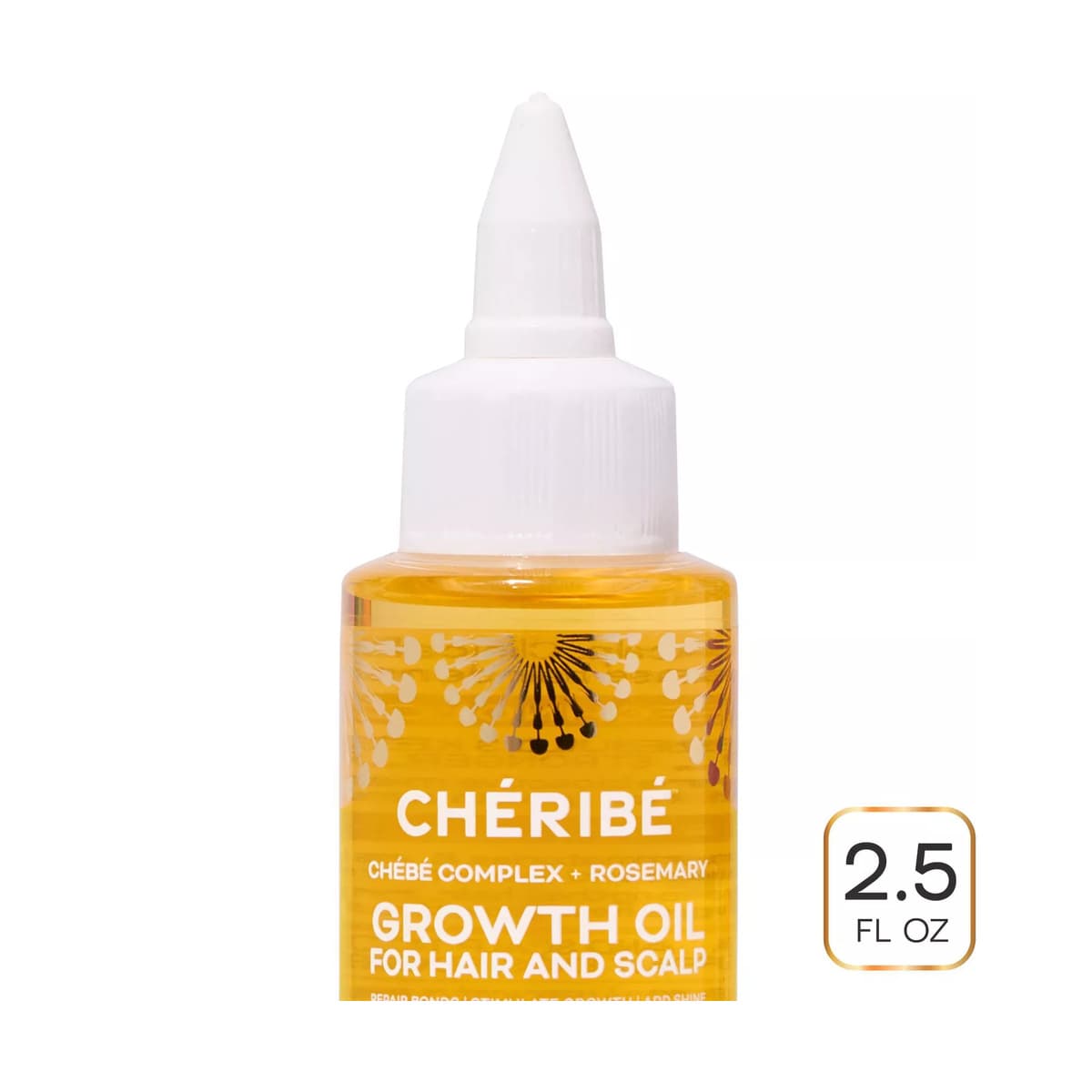 Hair + Scalp Growth Oil with Chebe Complex + Rosemary - Lightweight Oil for Strength, Length and Shine