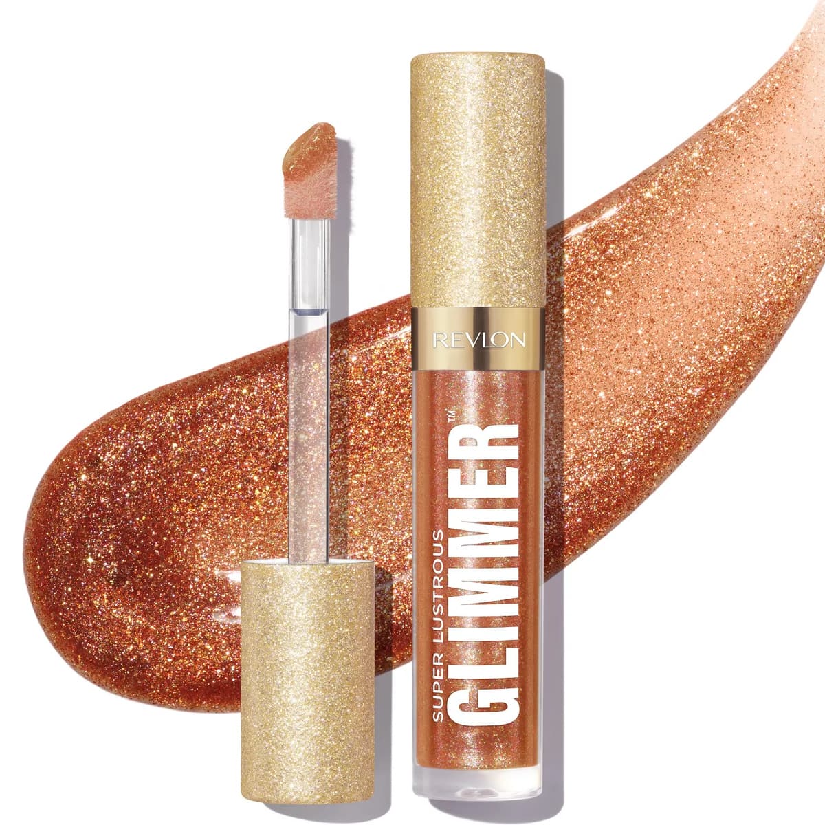 Super Lustrous Glimmer Gloss - Plant Based Glitter, #006 Bronze Spark