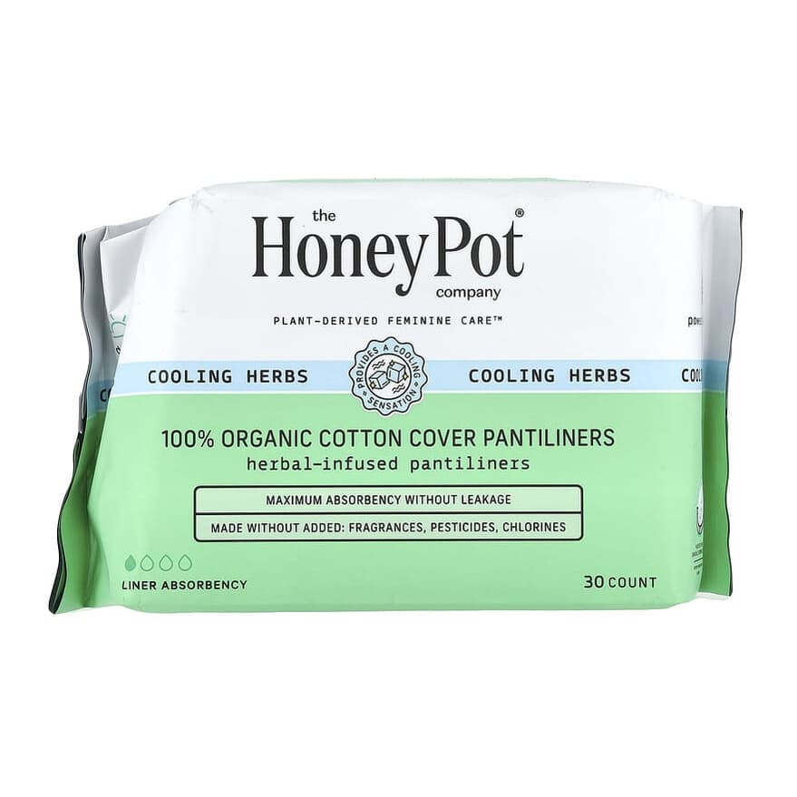 Organic Herbal-Infused Pantiliners