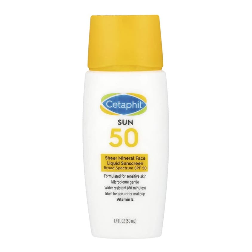 Sheer Mineral Face Liquid Sunscreen, SPF 50