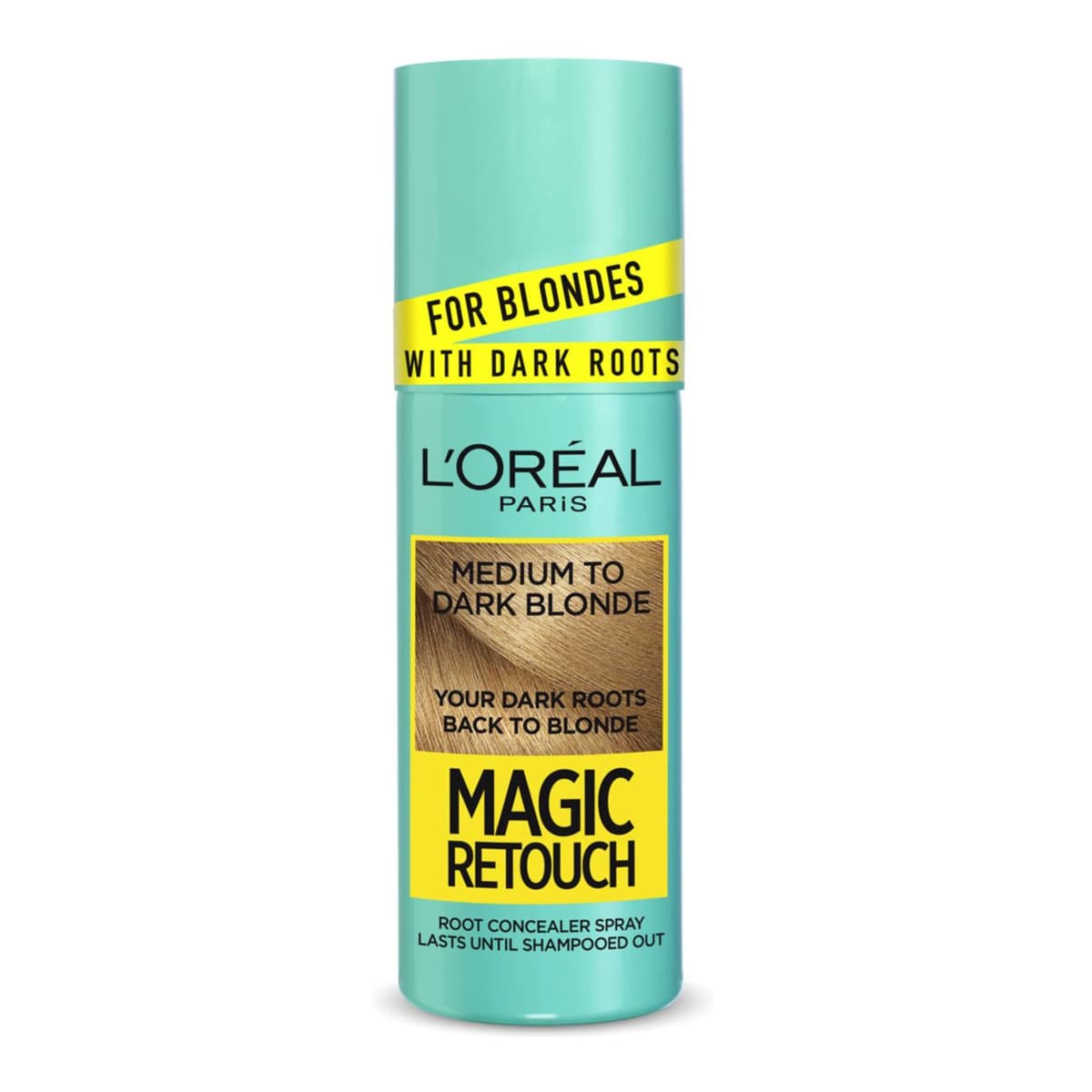 L’Oreal Paris Magic Retouch Medium to Dark Blonde Blonde Root Touch Up, Temporary Root Concealer Spray Easy Application