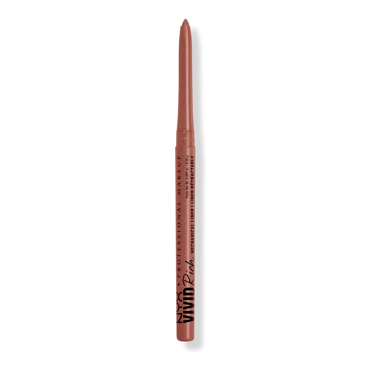 Retractable Vivid Rich Mechanical Eyeliner Pencil, Spicy Pearl