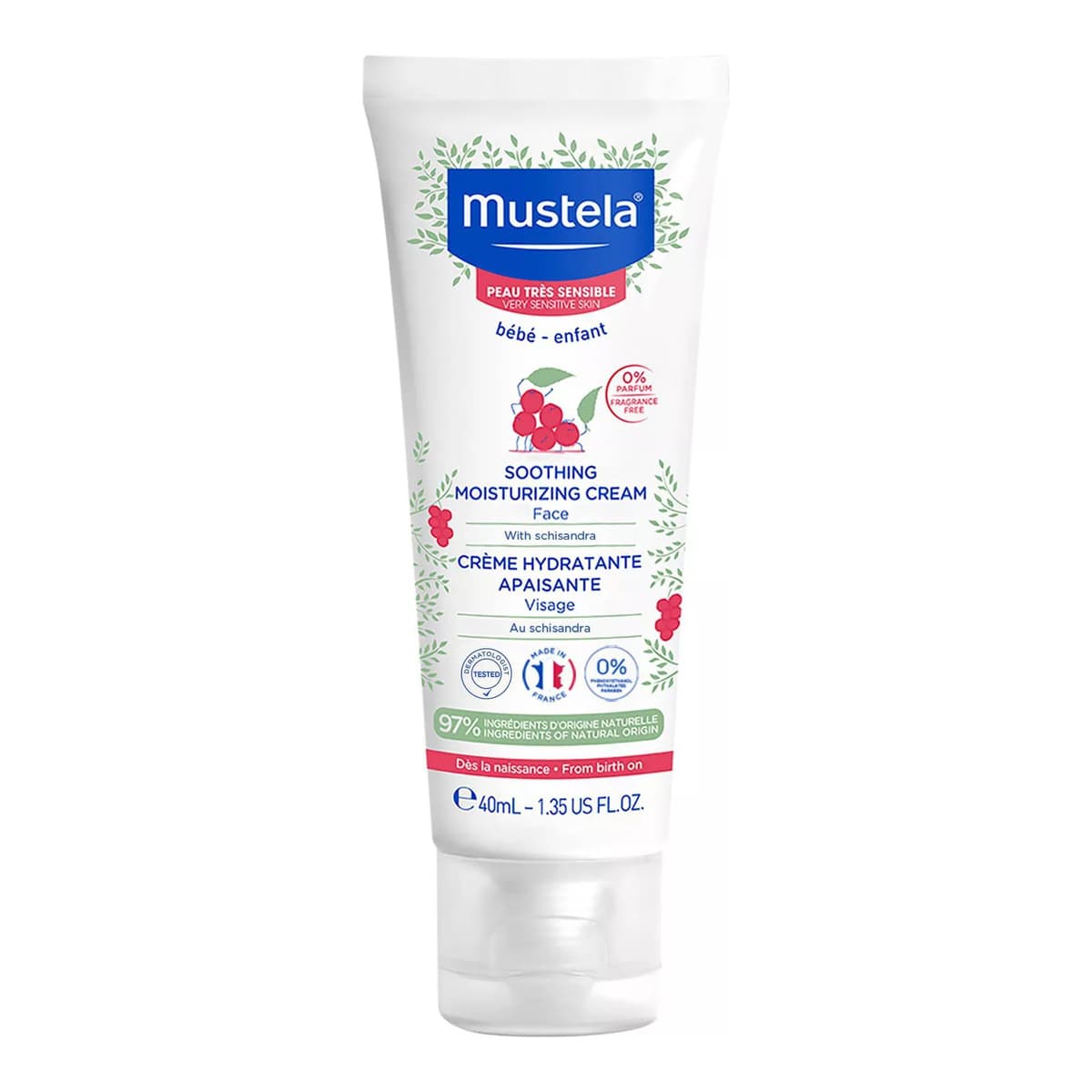Sensitive Soothing Moisturizing Baby Face Cream - Unscented