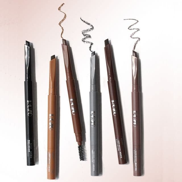 Dual Head Eyebrow Pencil + Brush, N03# Dark Brown