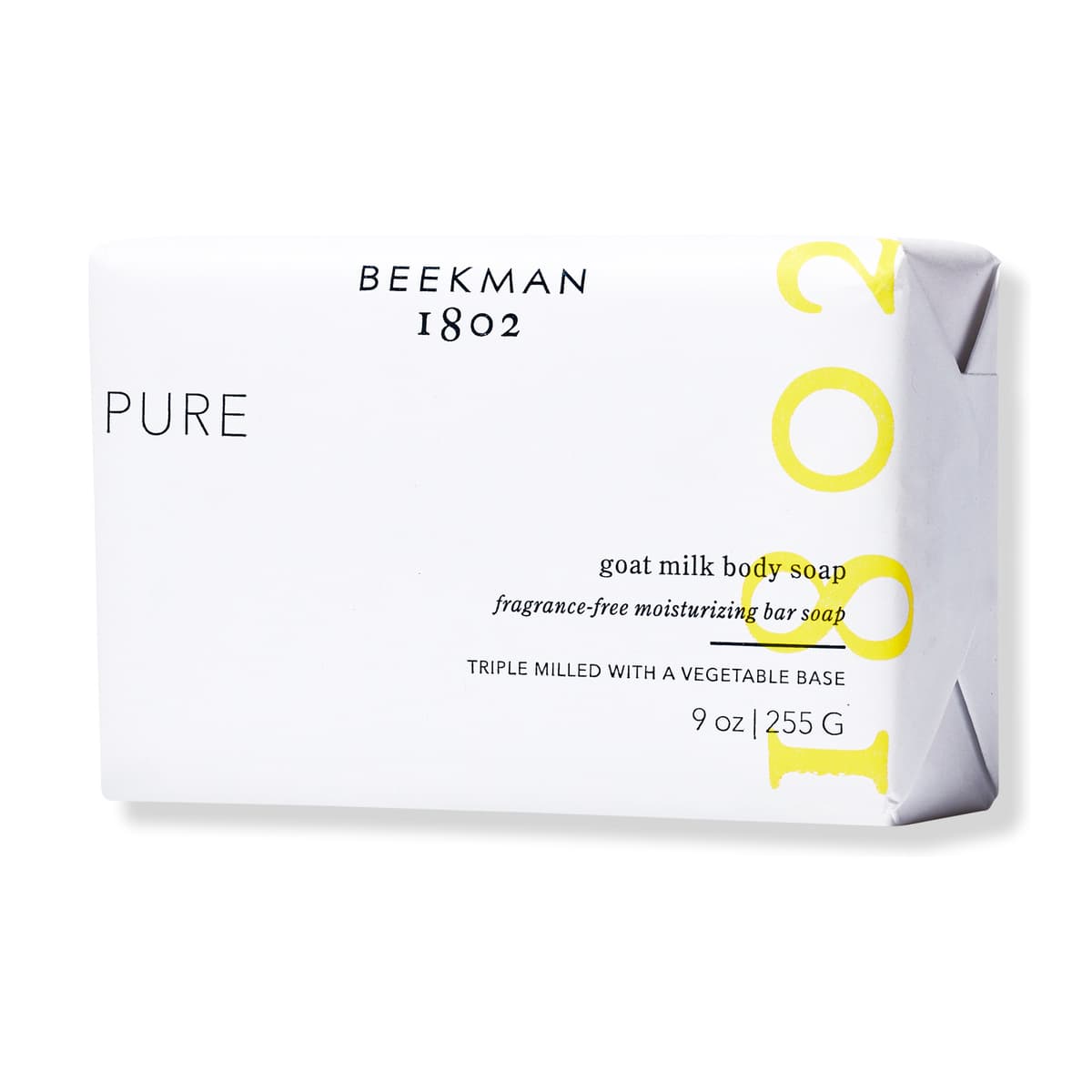 Pure Goat Milk Body Soap Fragrance-Free Moisturizing Bar Soap