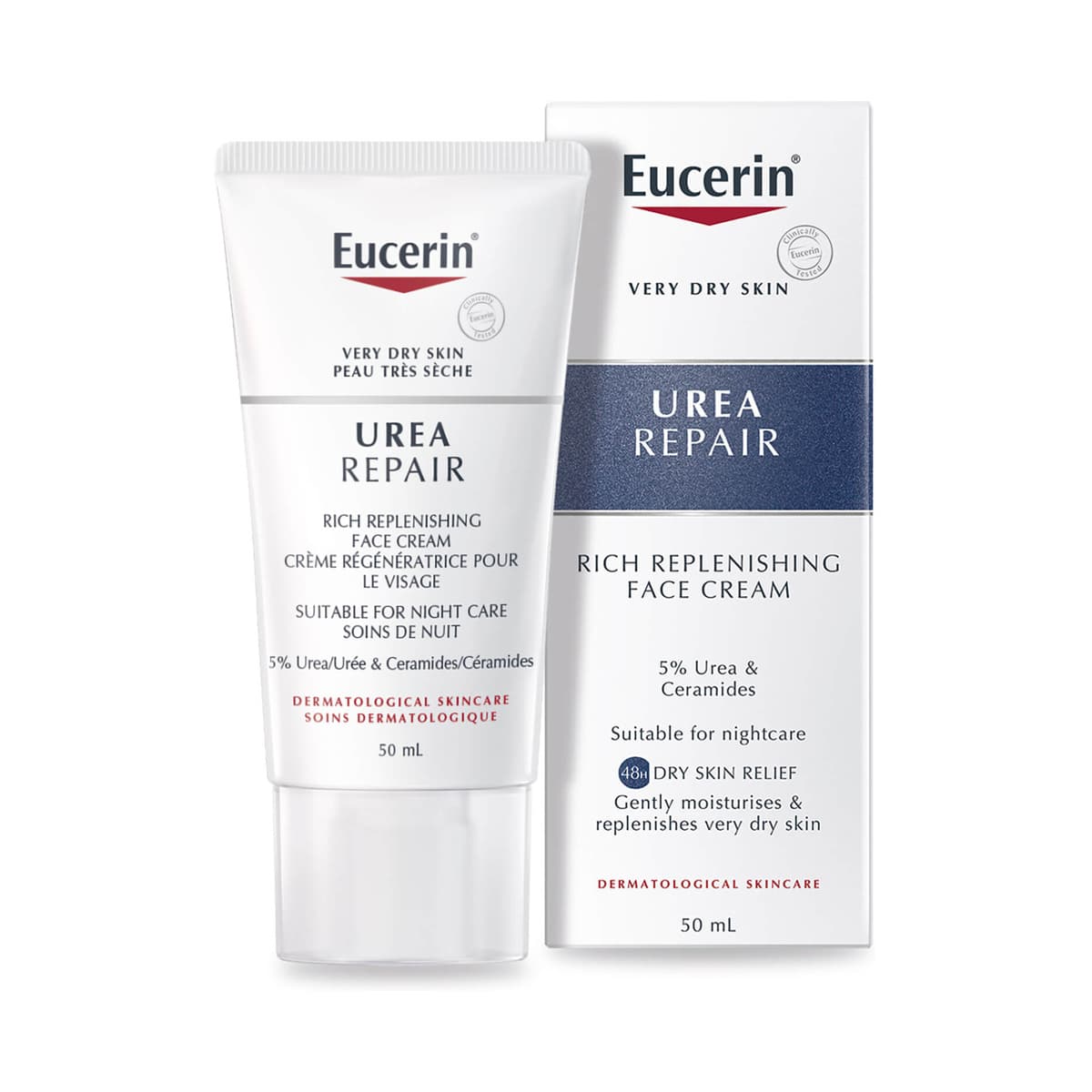 UreaRepair Rich Replenishing Face Cream with 5% Urea
