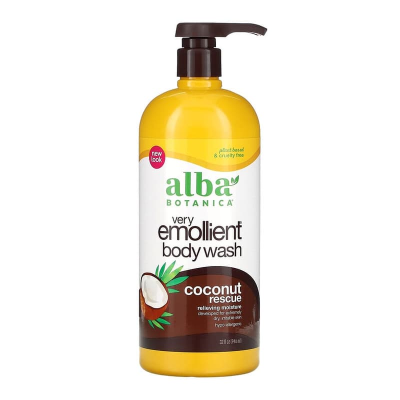Very Emollient Body Wash, Coconut Rescue