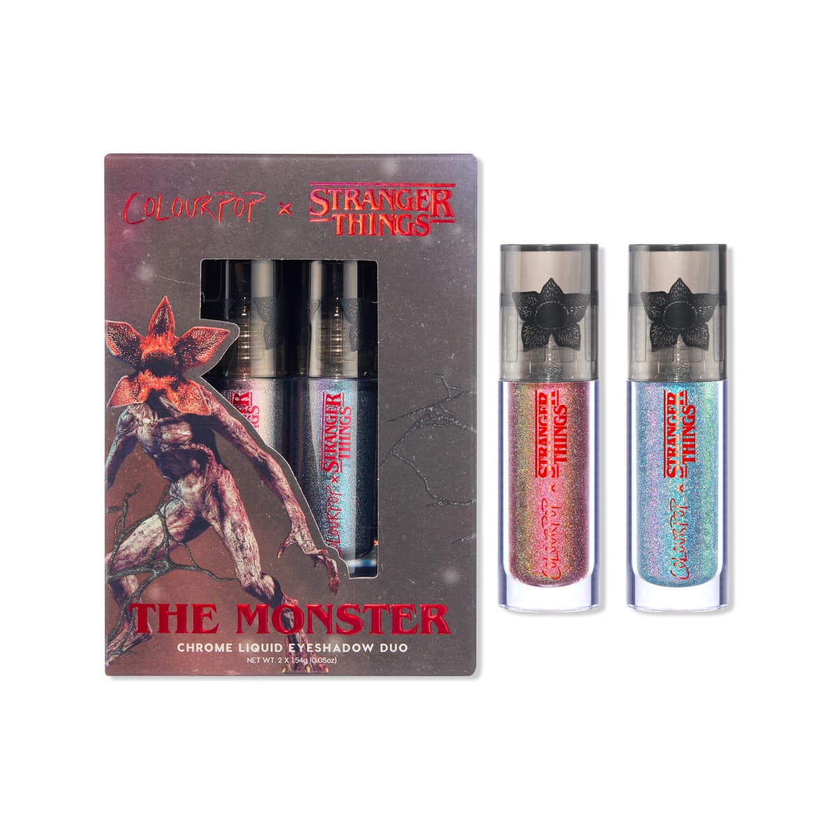 x Stranger Things The Monster Chrome Liquid Eyeshadow Duo
