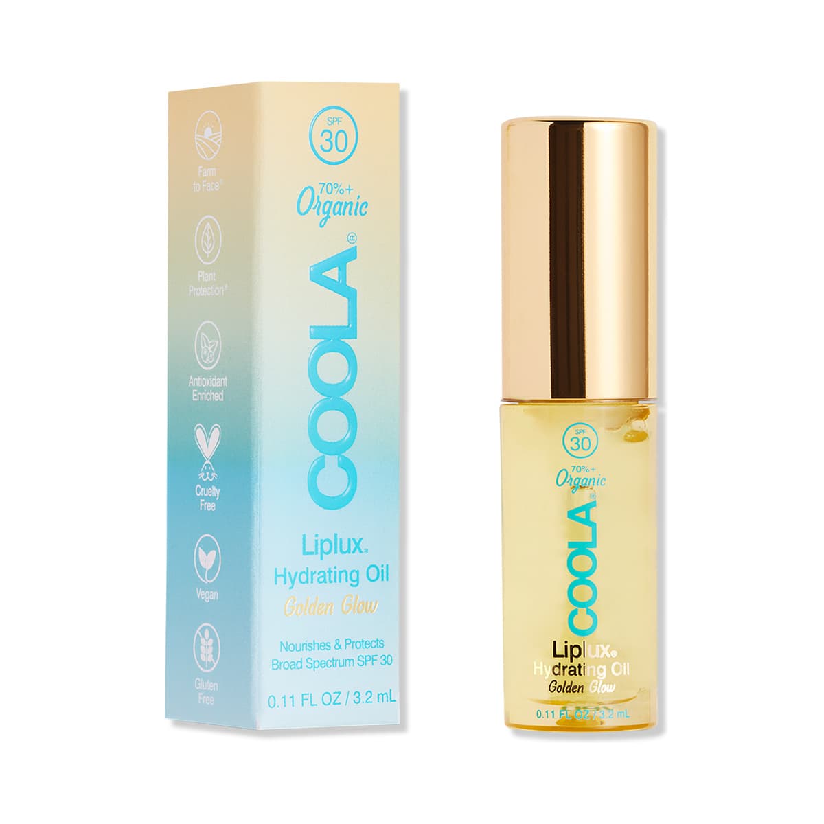 Liplix Hydrating Lip Oil Golden Glow SPF 30