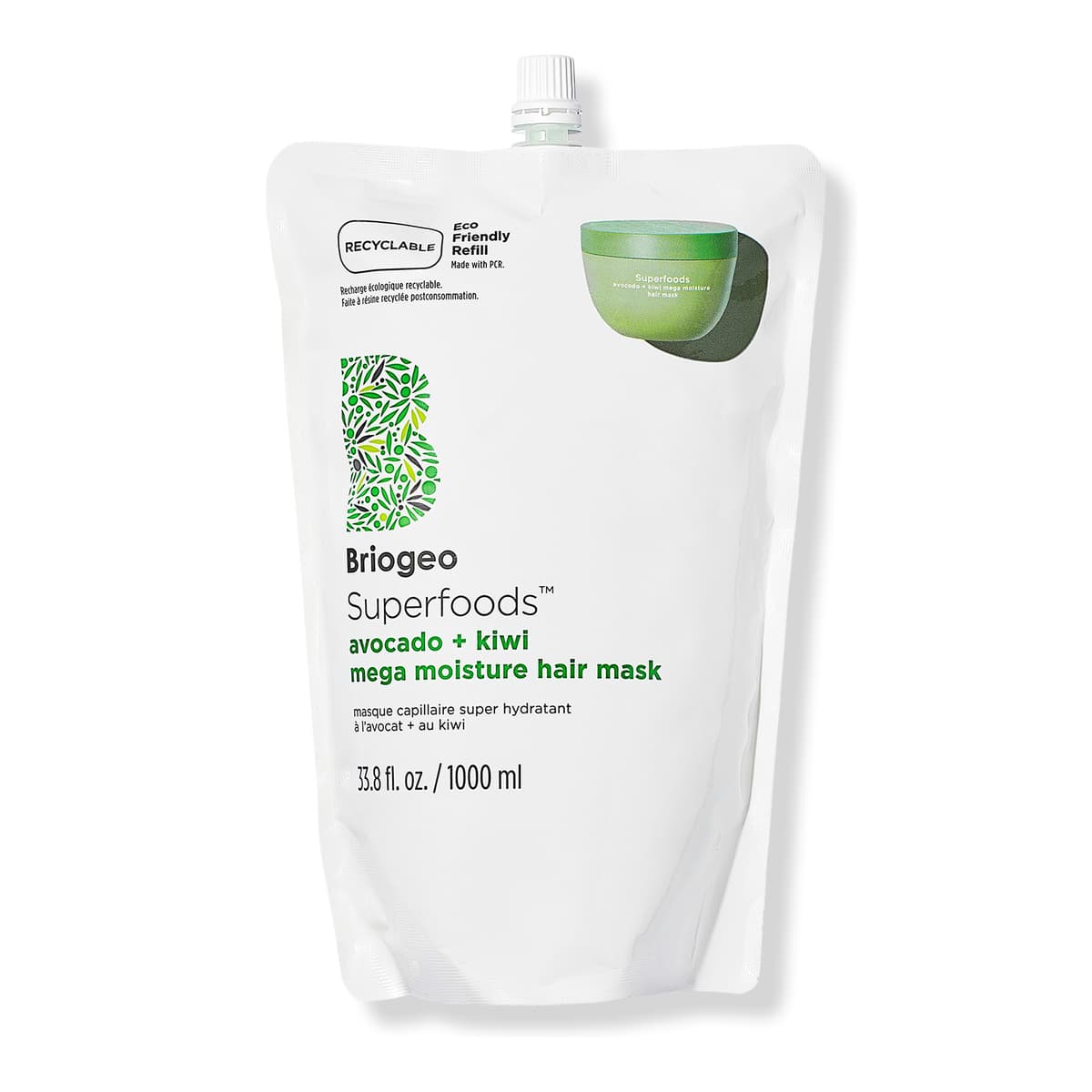 Superfoods Avocado + Kiwi Mega Moisture Hair Mask