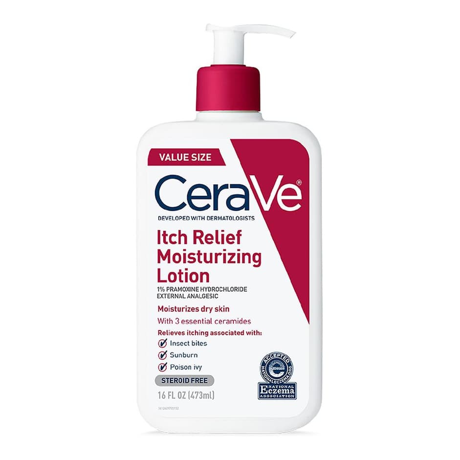 Itch Relief Moisturizing Lotion with Pramoxine Hydrochloride for Dry Skin