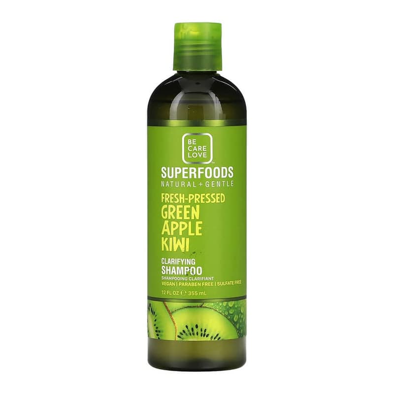 Superfoods, Natural + Gentle, Clarifying Shampoo, Fresh-Pressed Green Apple Kiwi