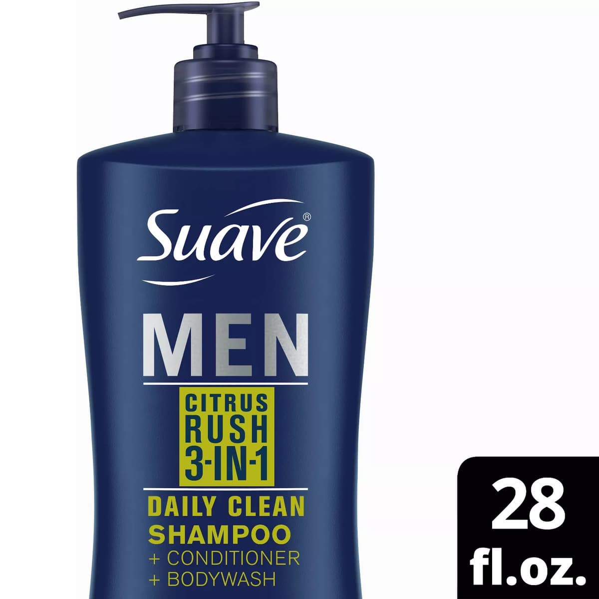 Men 3-in-1 Pump Shampoo + Conditioner + Body Wash - Citrus Rush