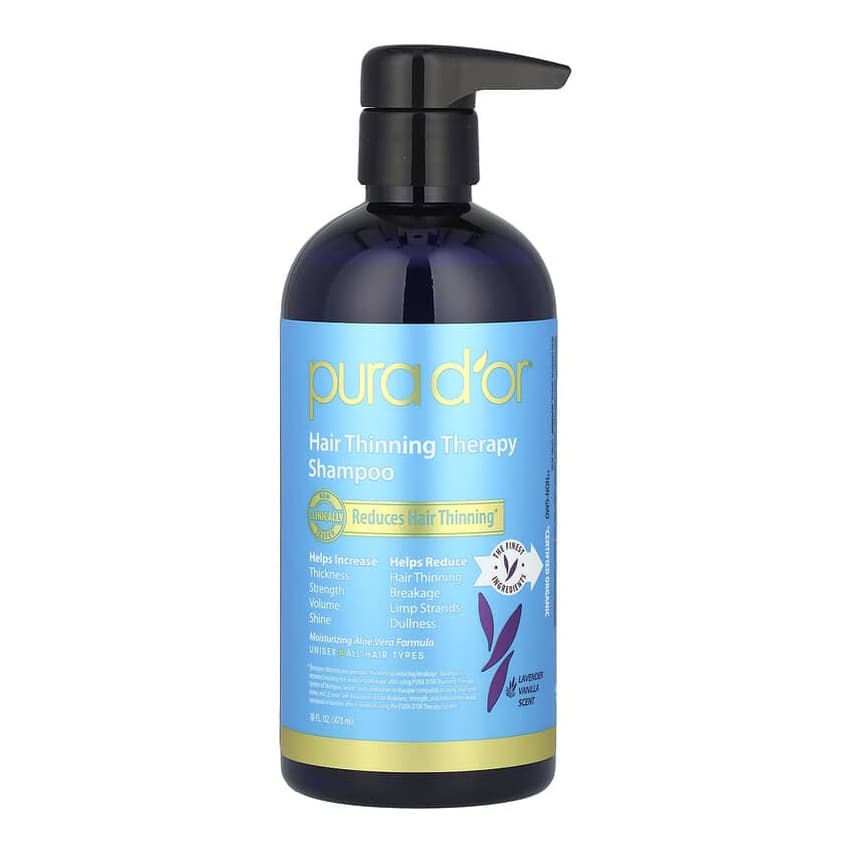 Hair Thinning Therapy Shampoo, All Hair Types, Lavender Vanilla