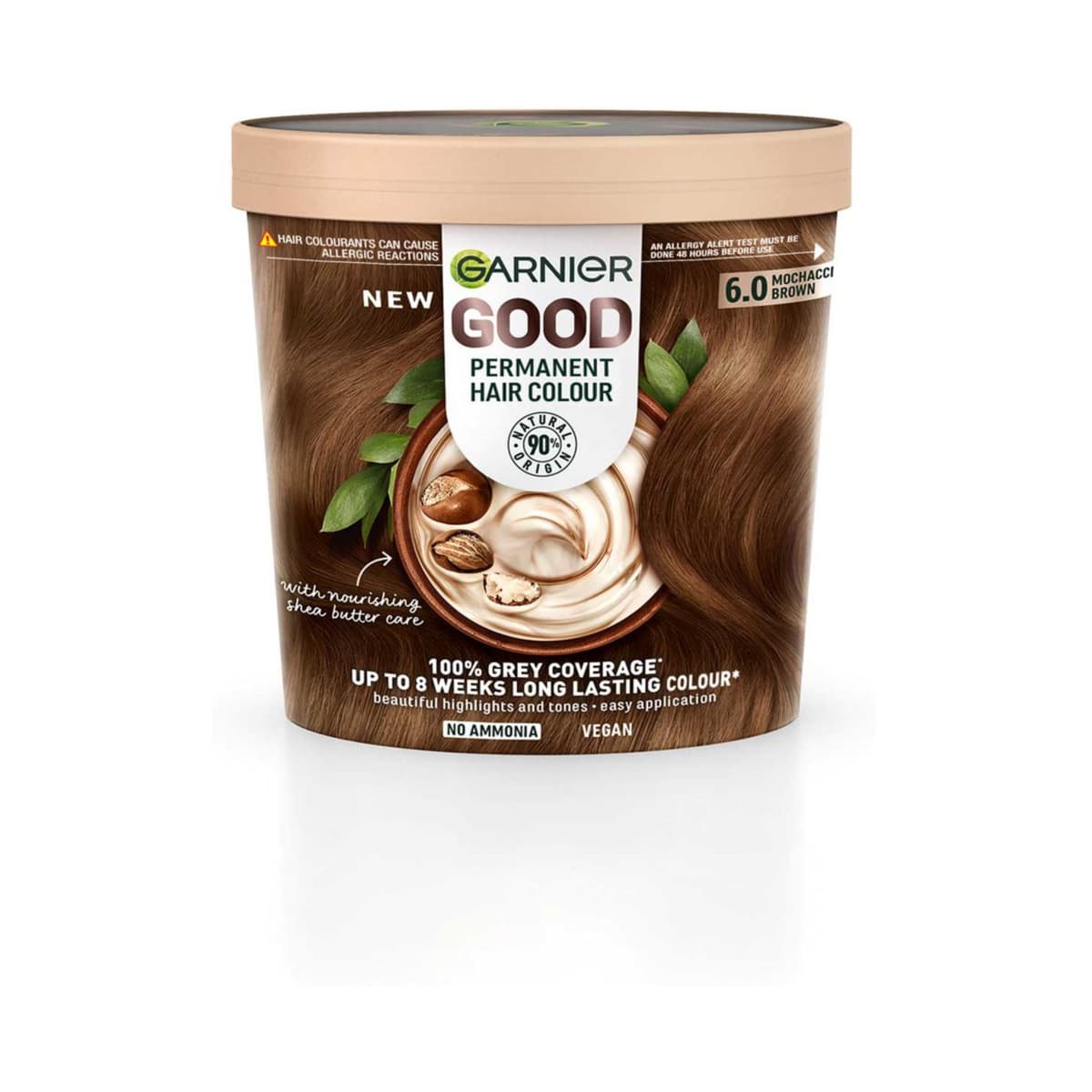 GOOD Permanent Hair Dye 6.0 Mochaccino Brown