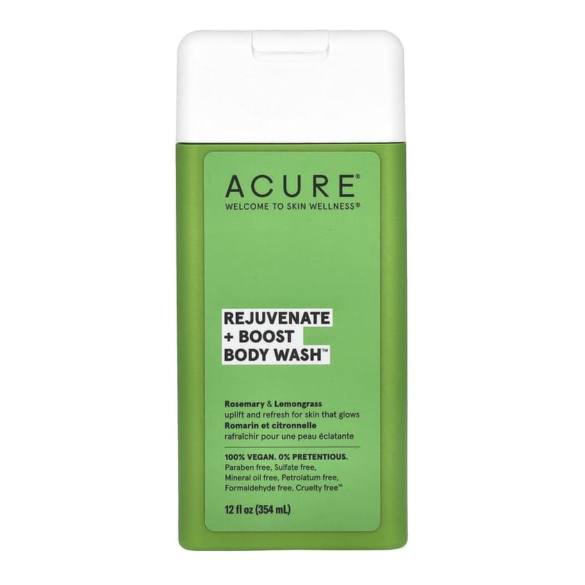 Body Wash, Rejuvenate + Boost, Rosemary & Lemongrass