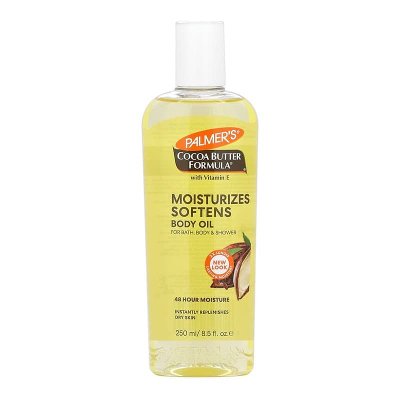 Cocoa Butter Formula, Moisturizes Softens Body Oil