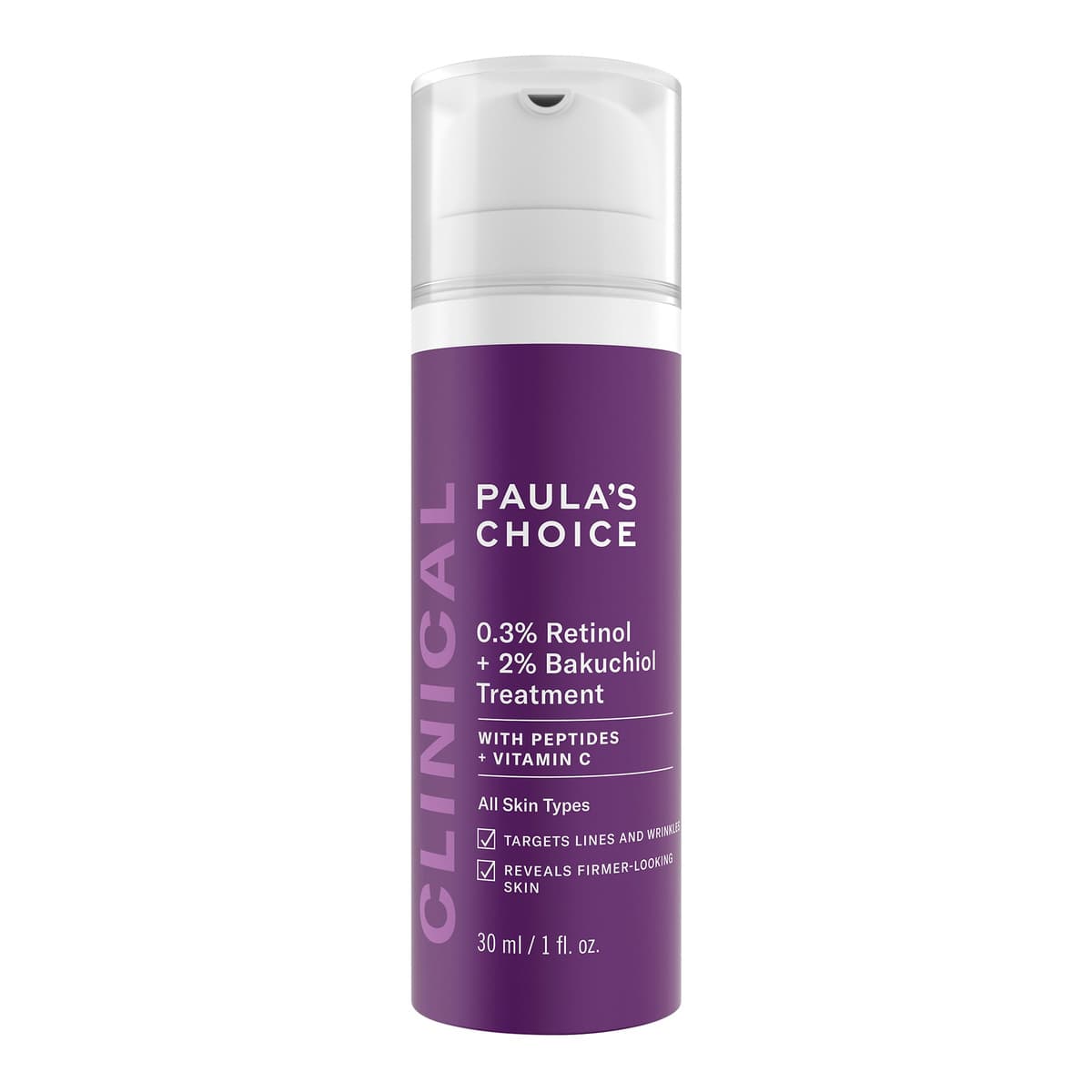 Clinical 0.3% Retinol + 2% Bakuchiol Treatment