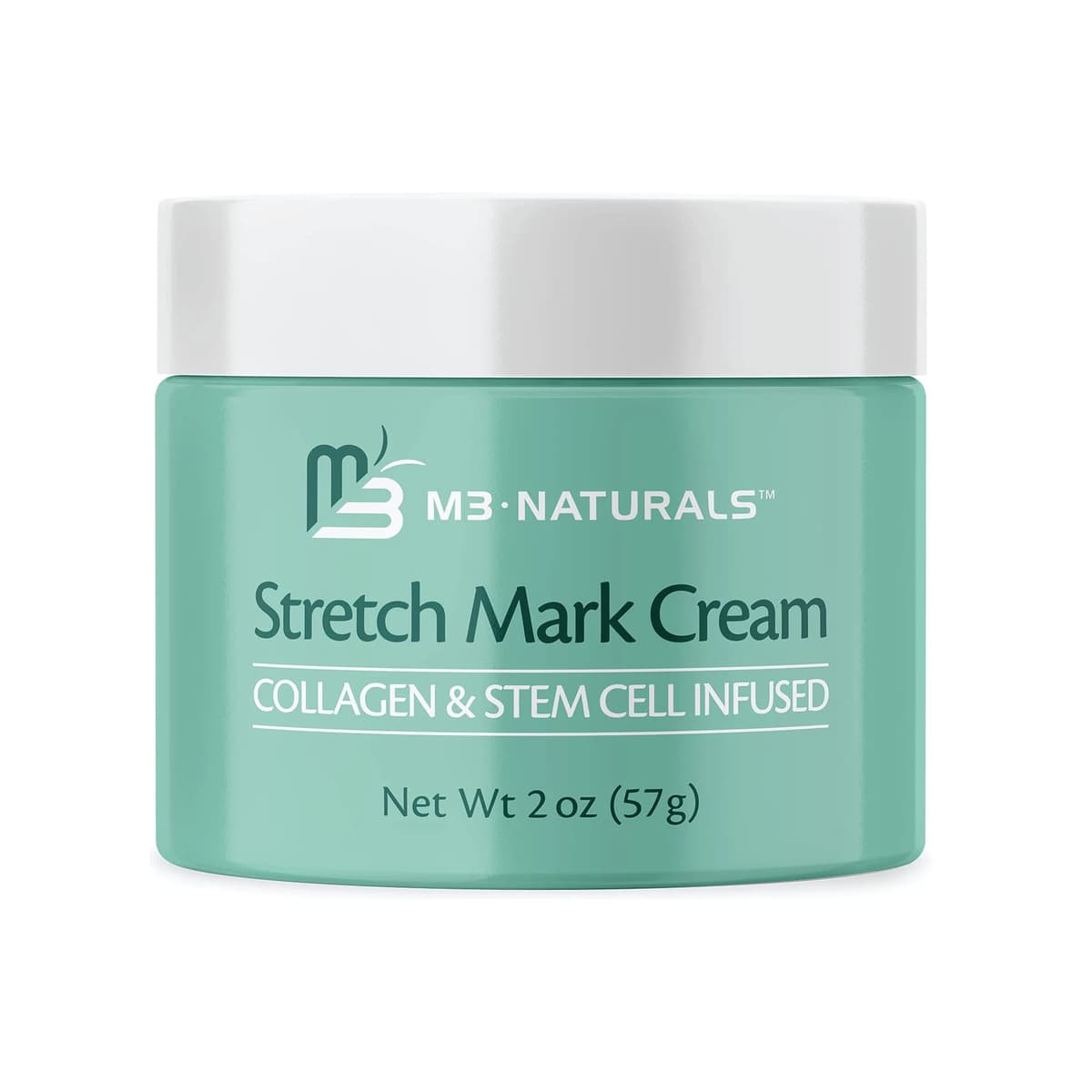 Collagen and Stem Cell Infused Stretch Mark Cream, Stretch Mark Remover Lotion, Scar Prevention Cream, Maternity Skincare Oil, M3 Naturals