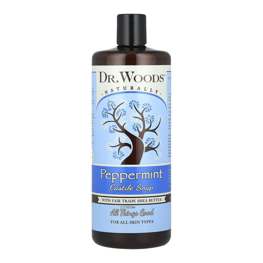 Castile Soap with Fair Trade Shea Butter, Peppermint
