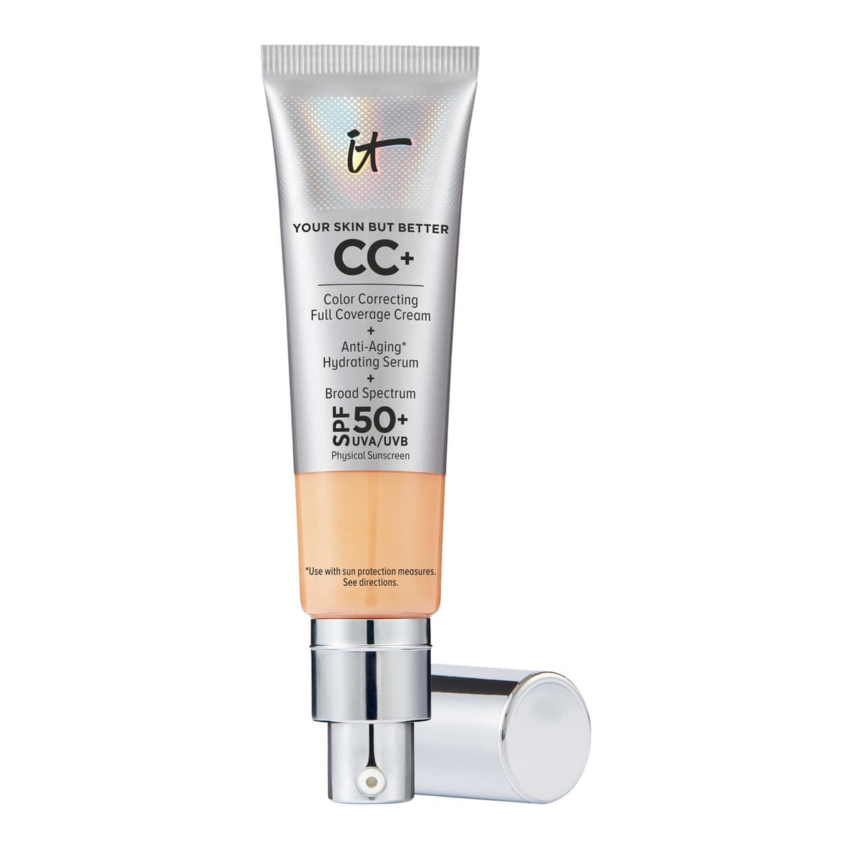 CC+ Cream Full Coverage Color Correcting Foundation with SPF 50+, Neutral Medium