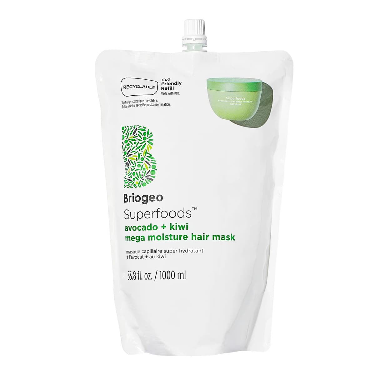 Superfoods™ Avocado + Kiwi Mega Moisture Hair Mask