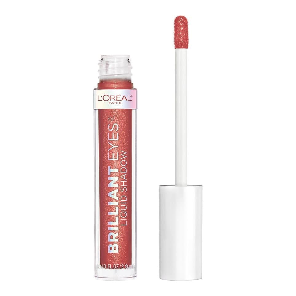 Brilliant Eyes Shimmer Liquid Eye Shadow Makeup, Radiant Ruby