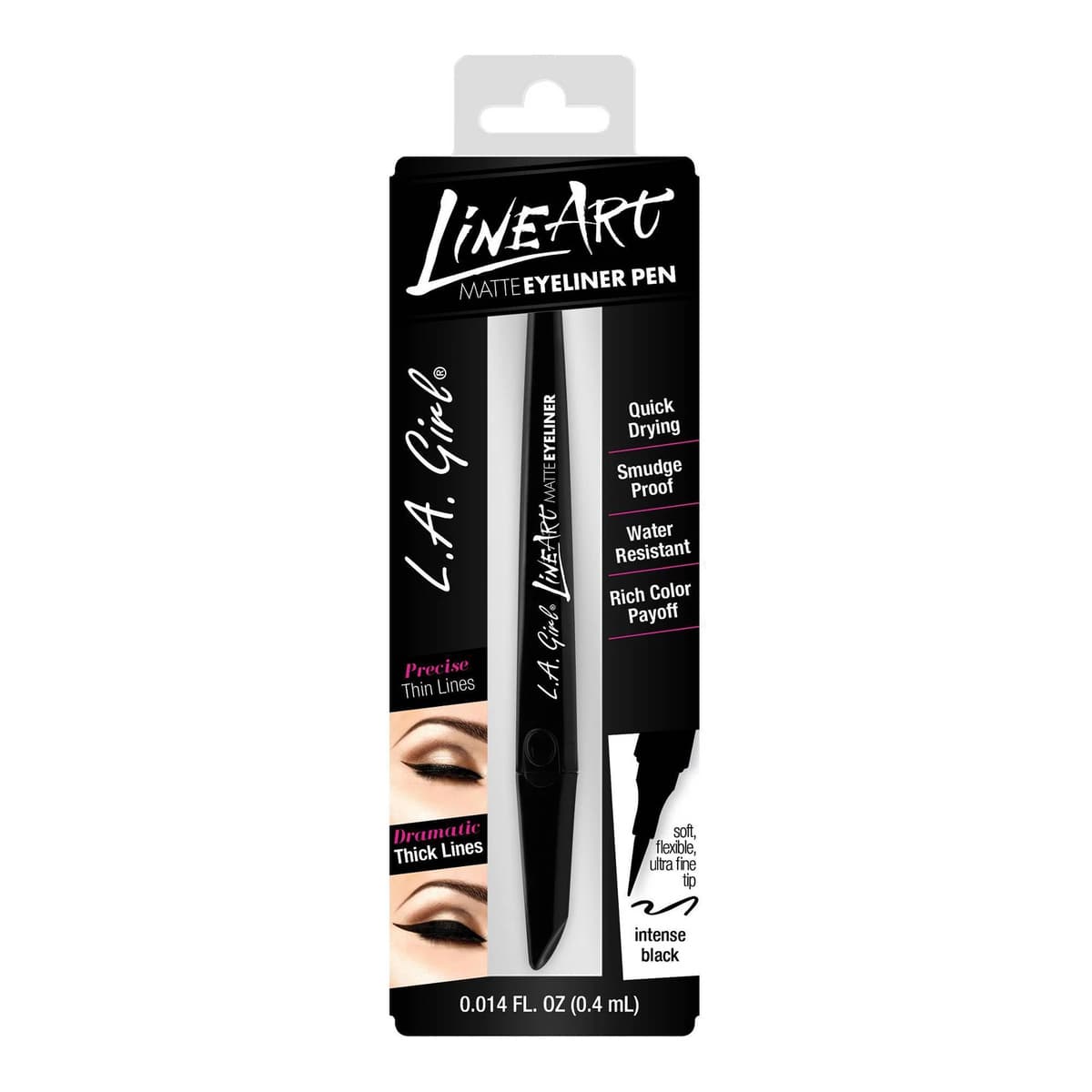 Line Art Matte Eyeliner Pen - Intense Black