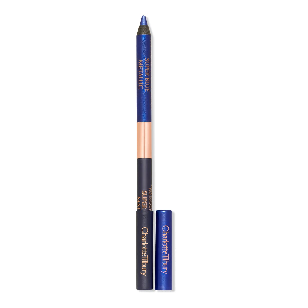 Matte & Metallic Double Ended Eyeliner, Super Blue