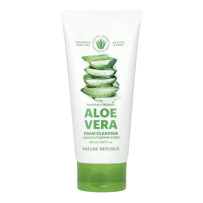 Soothing & Moisture Aloe Vera, Foam Cleanser