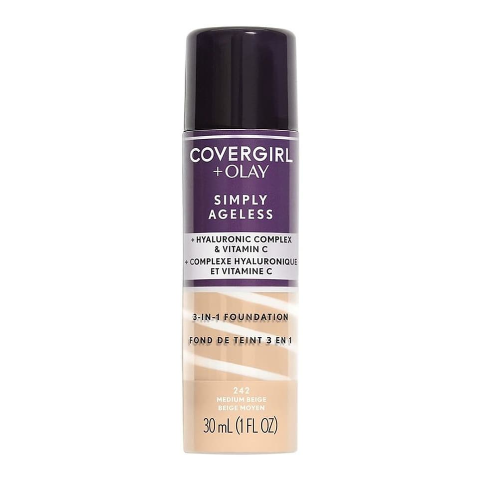 Simply Ageless 3-in-1 Liquid Foundation, Medium Beige